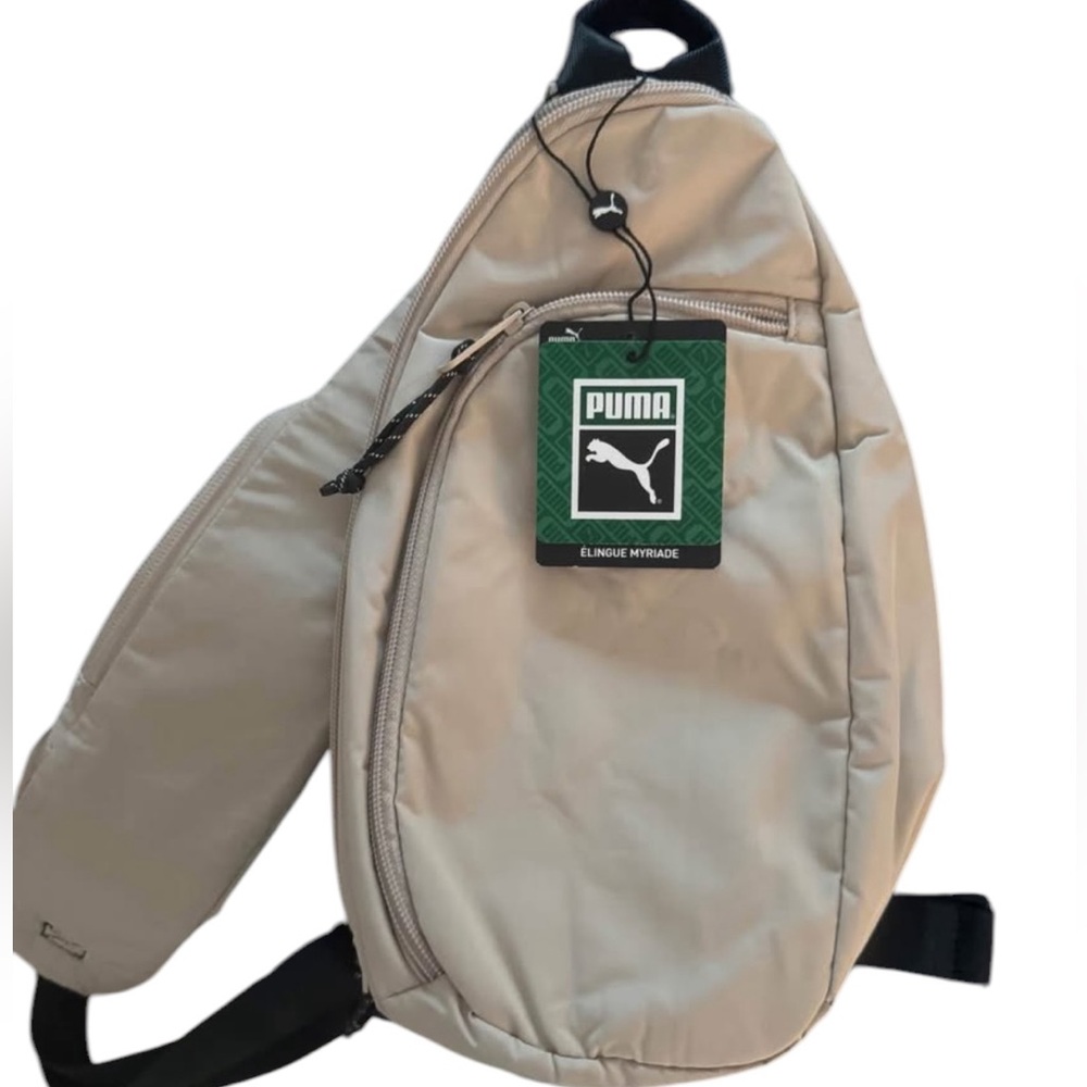 NWT Puma Myraid Sling Bag in Light Beige